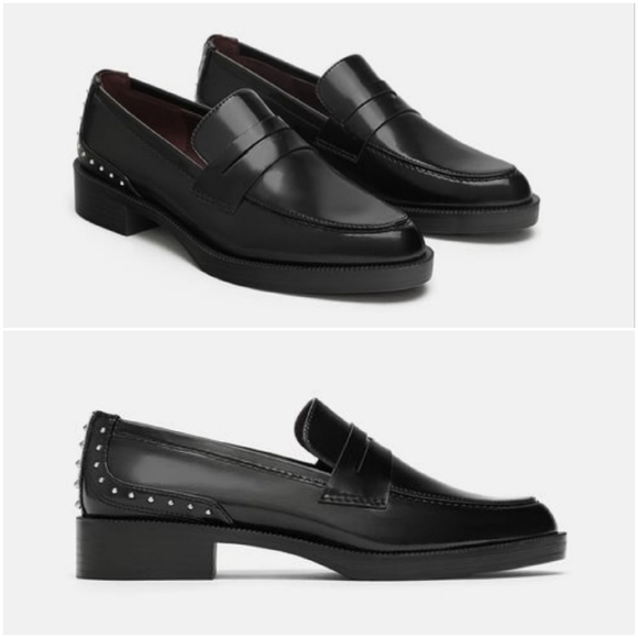 Zara Shoes - Zara studded loafers
